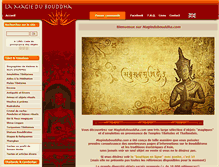 Tablet Screenshot of magiedubouddha.com